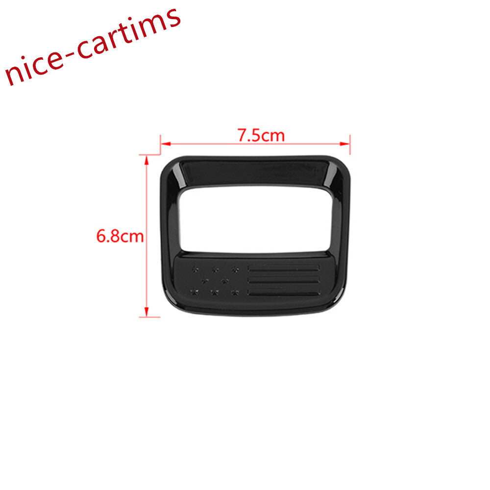 for Ford Bronco 2021+ Car Steering Wheel Bottom Panel Trim Accessories ABS Black