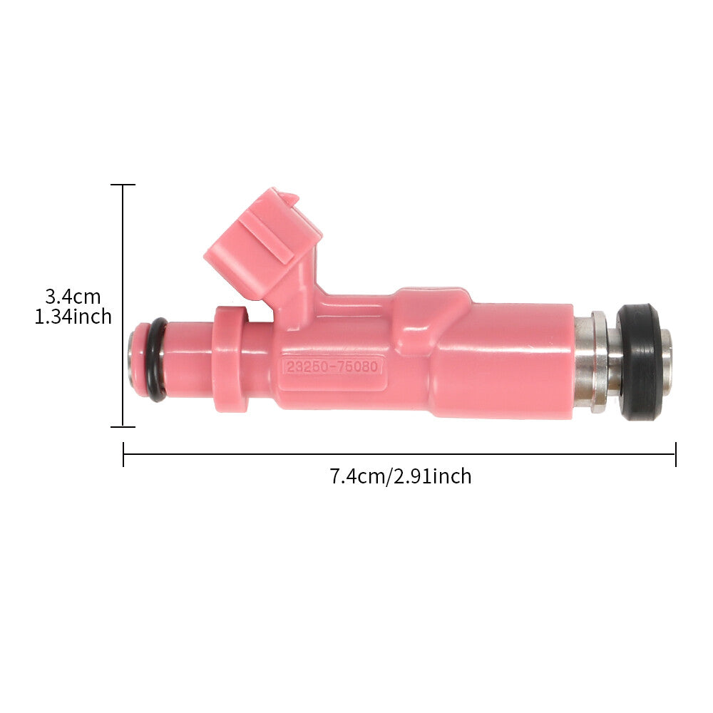 23250-75080 23209-79135 4PCS Fuel Injectors for Toyota Tacoma 4Runner 2.4L 2.7L