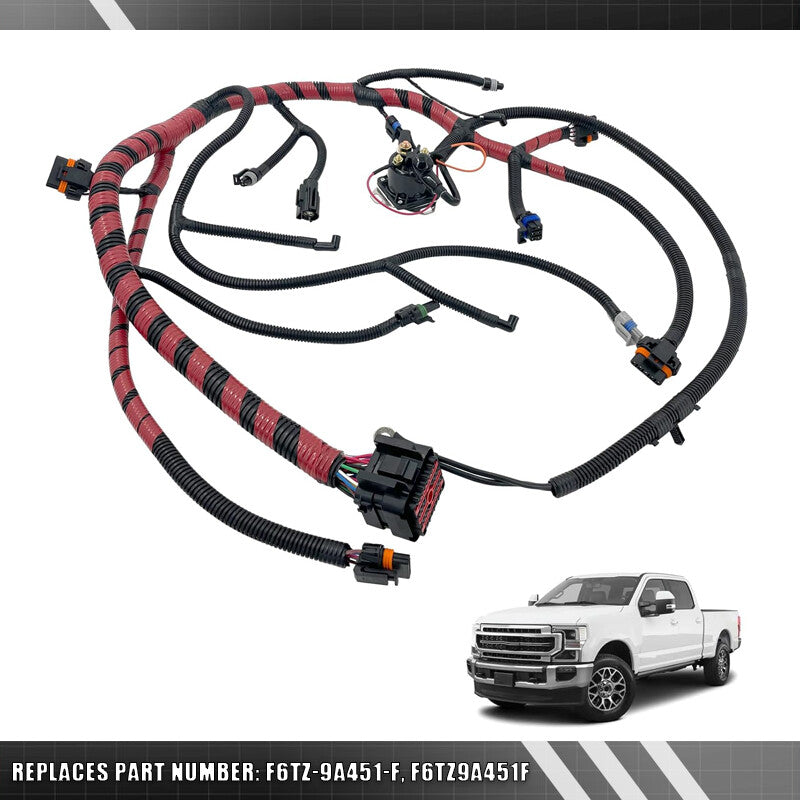 For 1994-1996 for Ford F250-F450 7.3L Engine Wiring Harness F6TZ9A451F