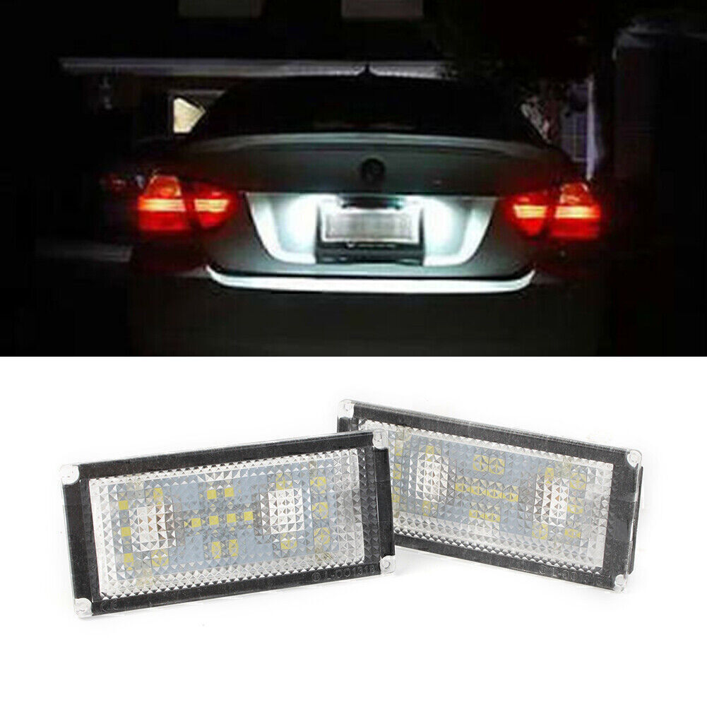 2x 12V Car 18SMD LED License Plate Light Fit for BMW E66 4D 7 Series