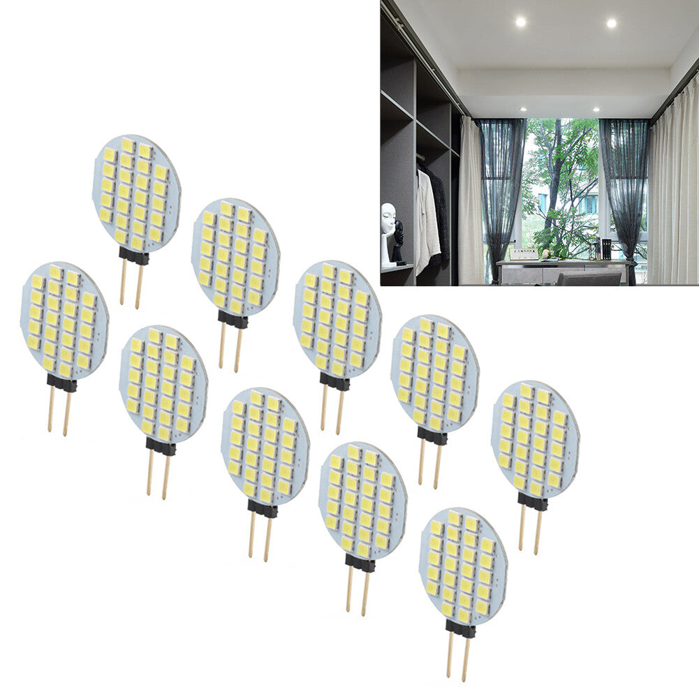 G4 Socket 24 LED 2835 SMD LED Bulb White Light For Car Truck Boat Landscaping