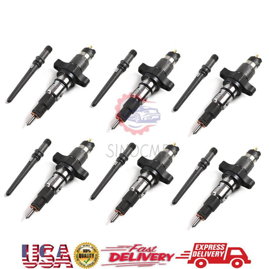 6x Diesel Fuel Injector For 5.9L 2003-04 for Dodge for Ram 0986435503 0445120255