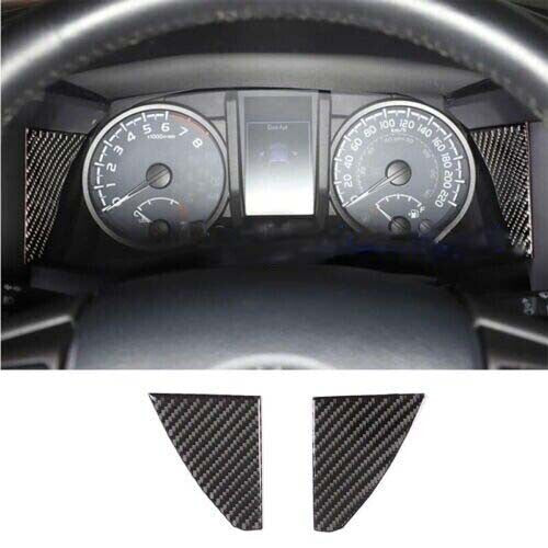 Genuine Carbon Fiber Dashboard Both Sided Bezel for Toyota Tacoma 16-22