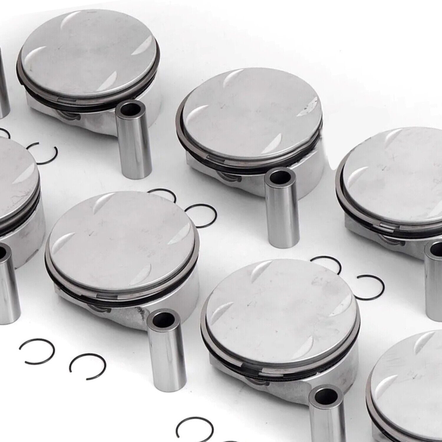 8X Pistons Rings Set Fits for Mercedes-Benz GL550 E500 S550 W212 W221 M273 5.5 V8