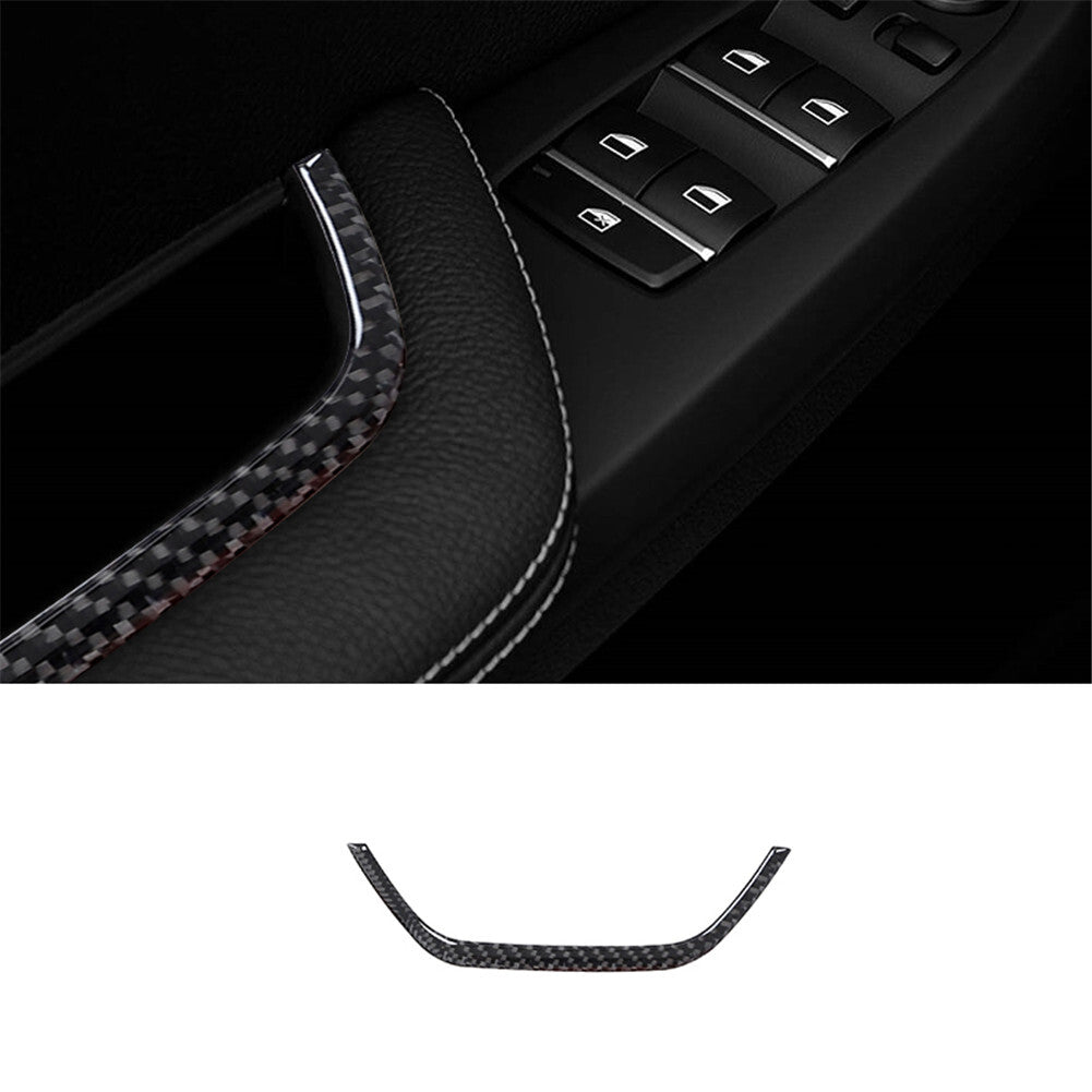Carbon Fiber Driver Door Storage Frame Trim for BMW X3 F25 X4 F26 2011-2017