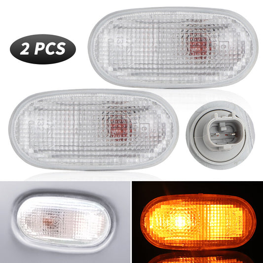 2X Turn Signal Side Marker Light Lamp for 1992-2000 for Mitsubishi Lancer Mirage New