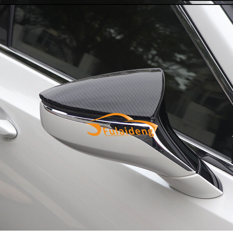 for Lexus ES350 300h ES250 2018-2022 Carbon Fiber Side Door Rearview Mirror Trim
