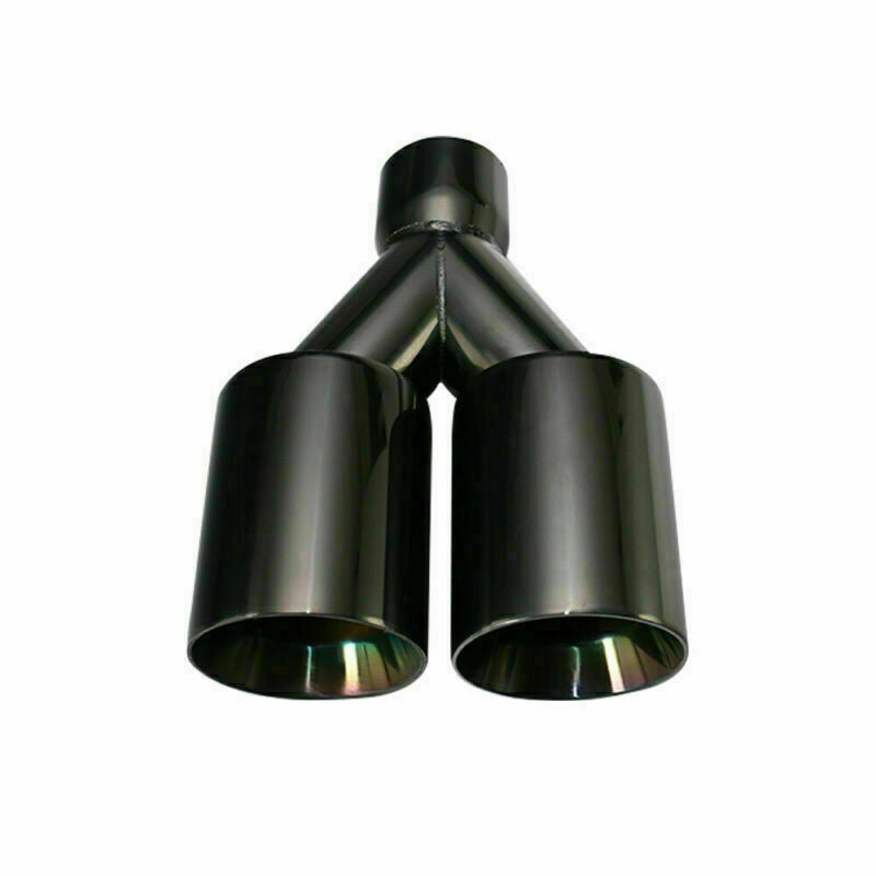 2.5'' ID 3.5'' OD Universal Double Wall Welding Dual Exhaust Muffler End Tip