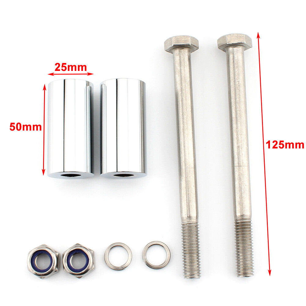 2 Handlebar Risers Bracket Aluminium for Kawasaki Vulcan 800 900 1500 1600 2000