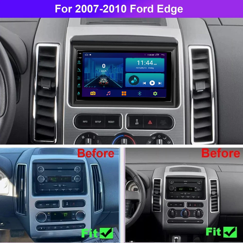 Android Auto Carplay Car Stereo Radio GPS Navi Screen BT for Ford Edge 2007-2010