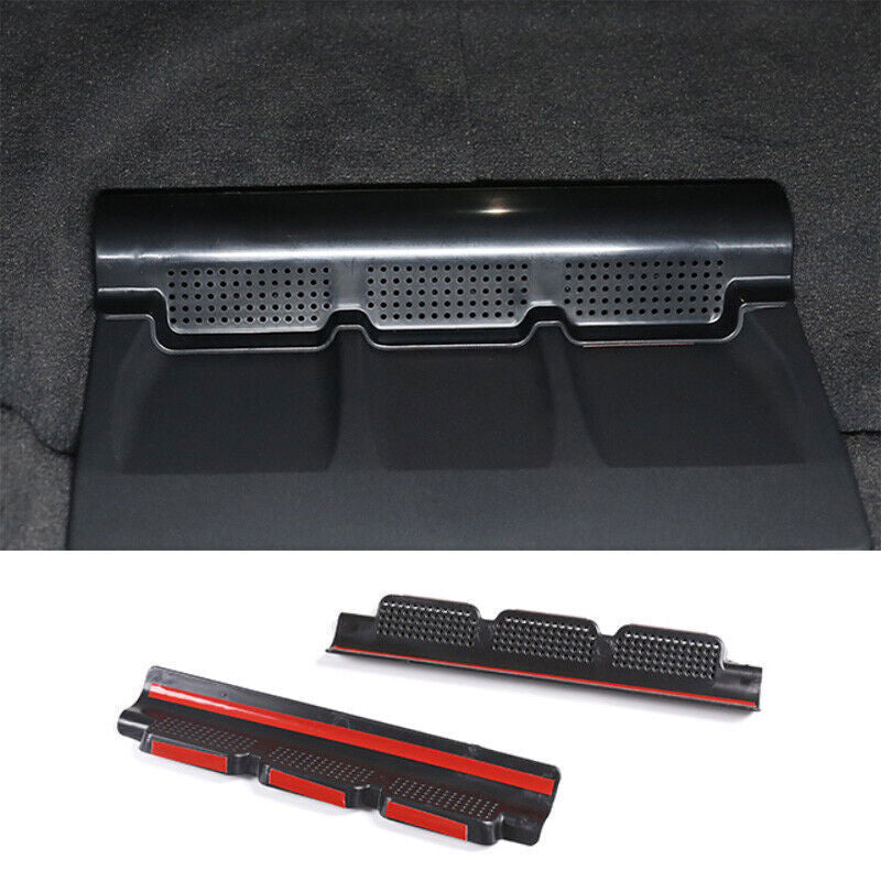 for Benz GLE GLS 2020-2023 Matte BlackInner for Seat Below Air Outlet Cover Trim 2P