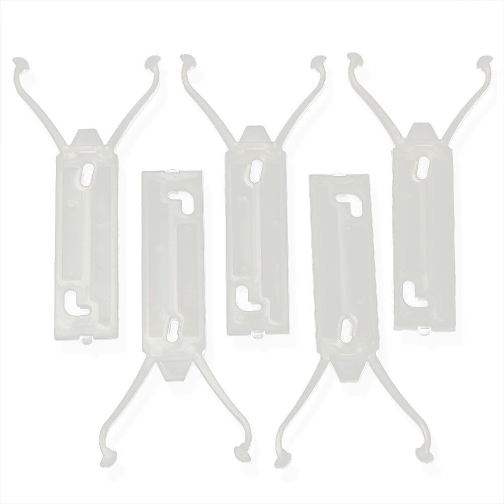5X WIDE Chrome Fender Door Quarter Trim Molding Clip Retainer For 80-90 Caprice