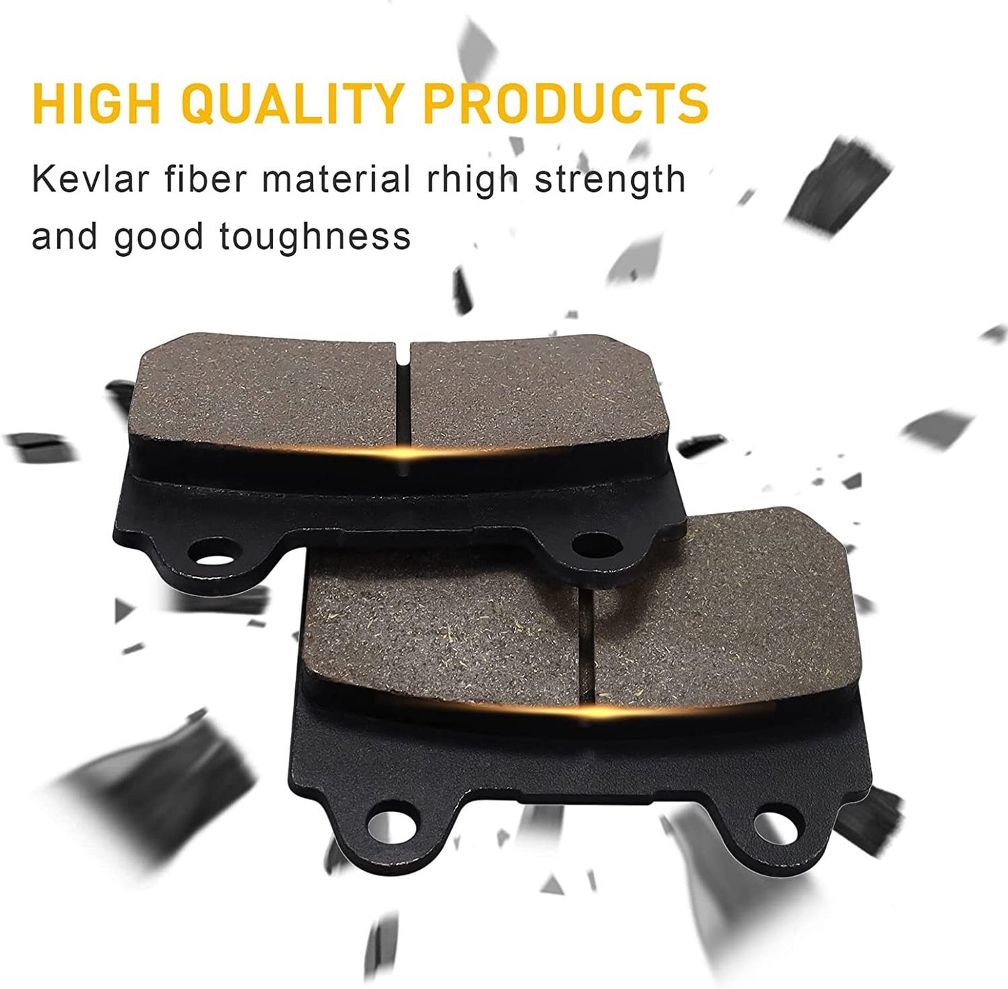 Front Rear Brake Pads for Yamaha XV1600 Silverado 2007-2009 XV1600 Wildstar 1999