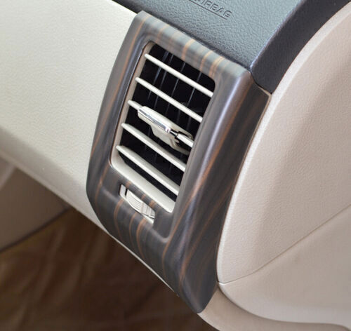 for Toyota for Corolla 09-13 2P Wood Grain Console Side Air Outlet Vent Frame Trim