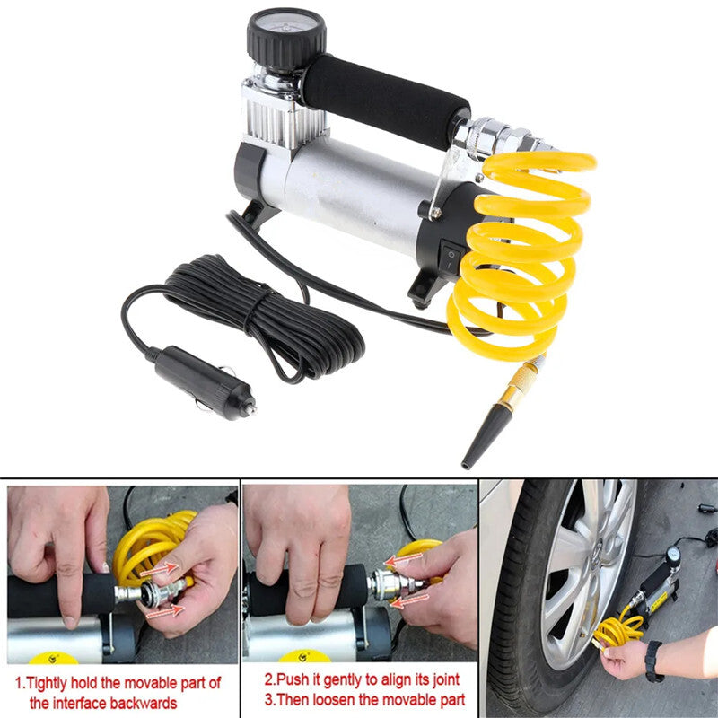 Portable Car 150psi 12v for Mini Air Compressor Inflator Pump For Bicycle Tires Ball