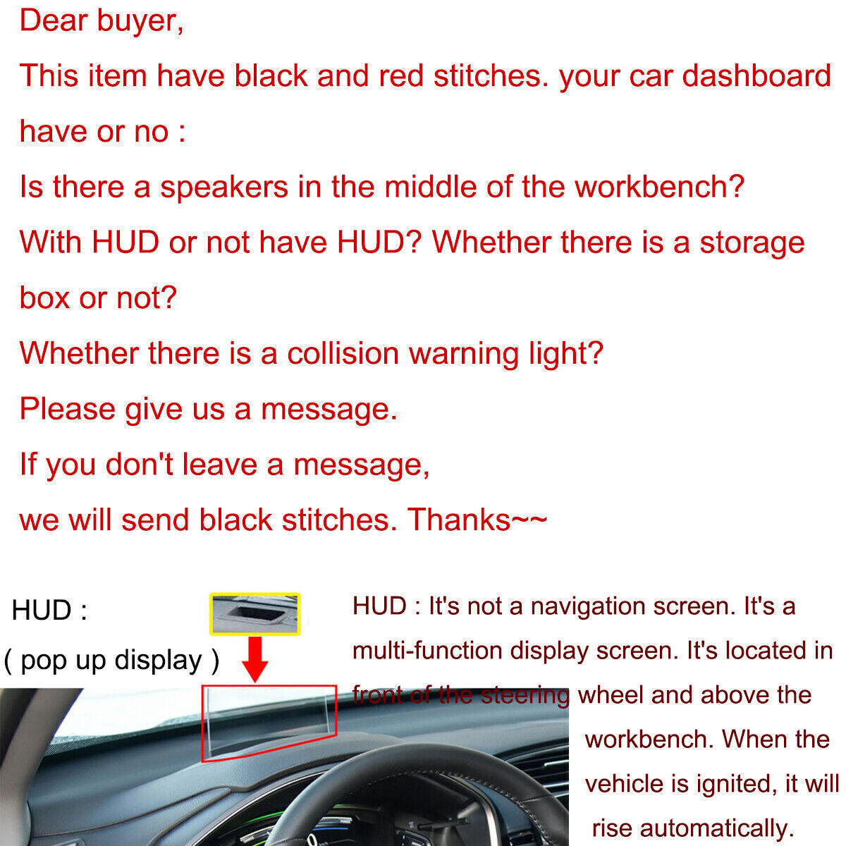 1PCS PU leather Dashboard Dash Mat Non-slip DashMat Pad for Chevrolet Trax 2023+