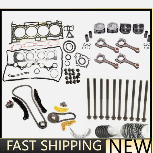 G4KJ 2.4L Engine Rebuild Overhaul Kit w/ 4X Conrods Timing Kit for HYUNDAI for KIA