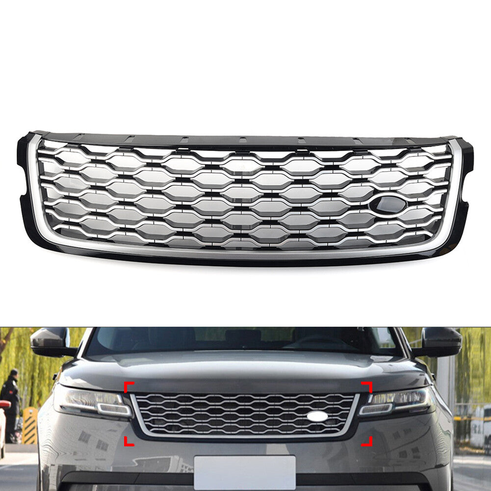 Front Bumper Center Grille Cover for Land Rover for Range Rover Velar 2017-2024 18
