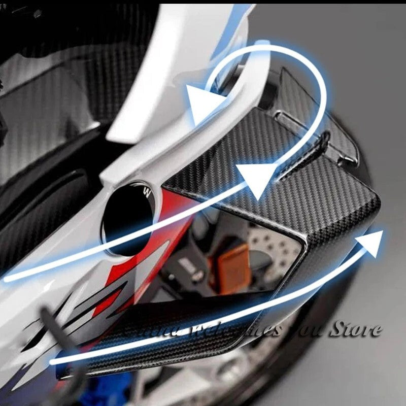 for BMW S1000RR M1000RR 2023 100% Carbon Fiber Front Spoiler Fixed Wind Winglets