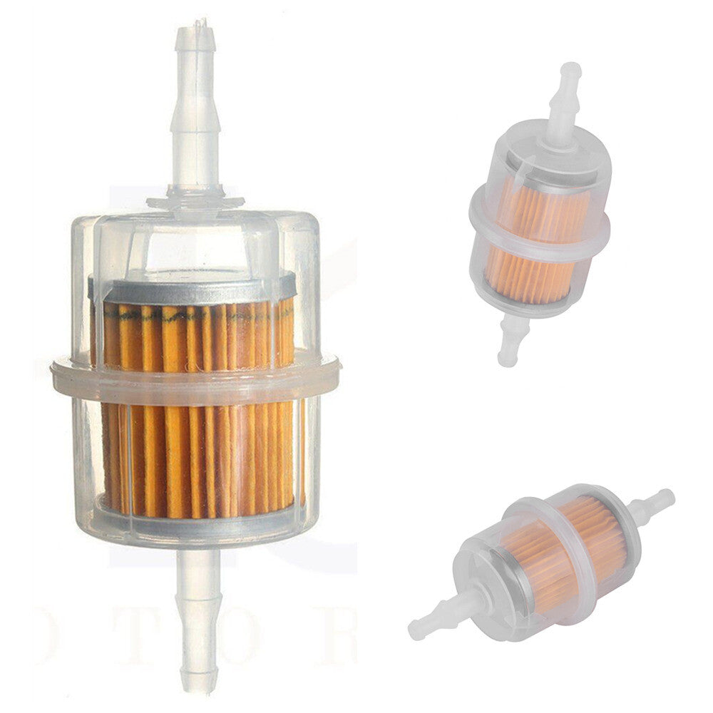 New Motorcycle Fuel Filter For Petrol Inline 6mm 8mm 3/8 Pipe Filter