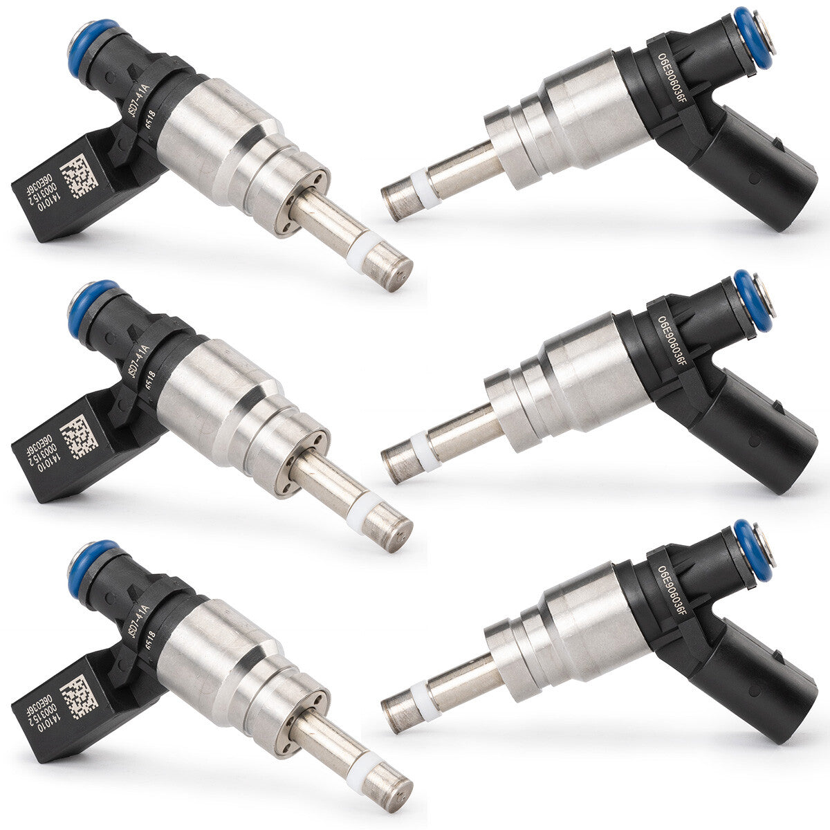 6-piece fuel injector 06E906036F for Audi Q5, for A4 , for A5 , for A6 3.2L V6, 2008-2011, 0261500037