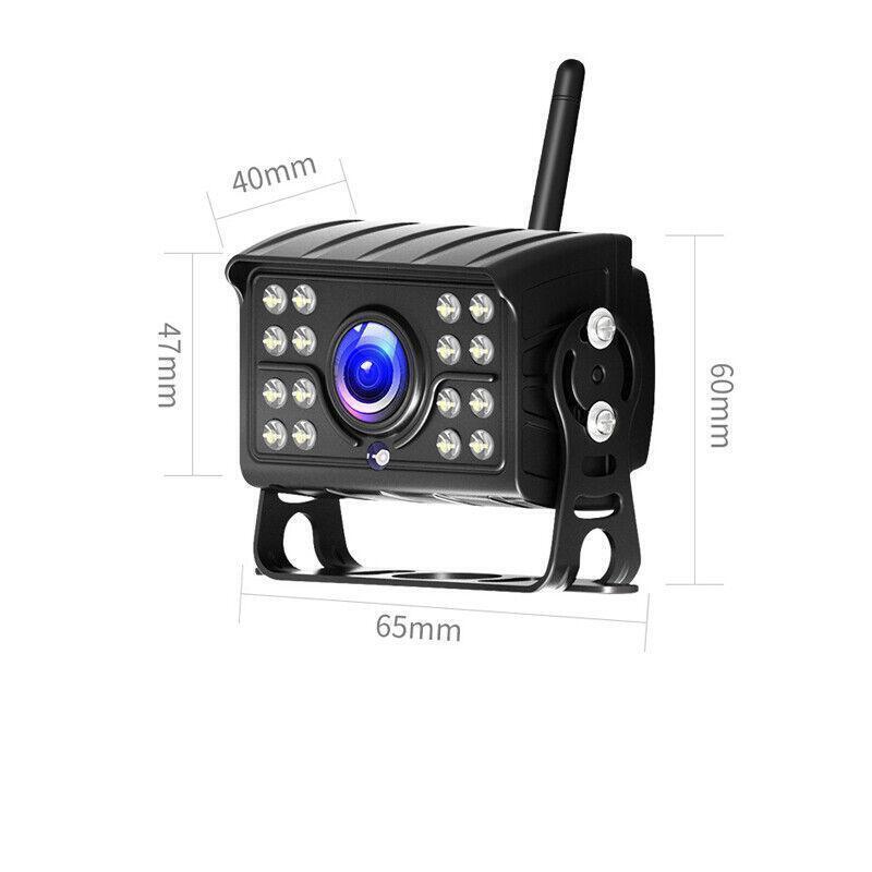 9-35V 7 Digital Reversing 1080P Split Monitor + Backup Camera Record Video DVR