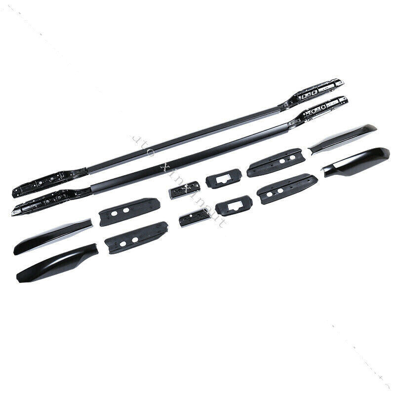 for Land Cruiser LC200 2008-21 Top Roof Rail Side Rack OE Style Luggage Carrier