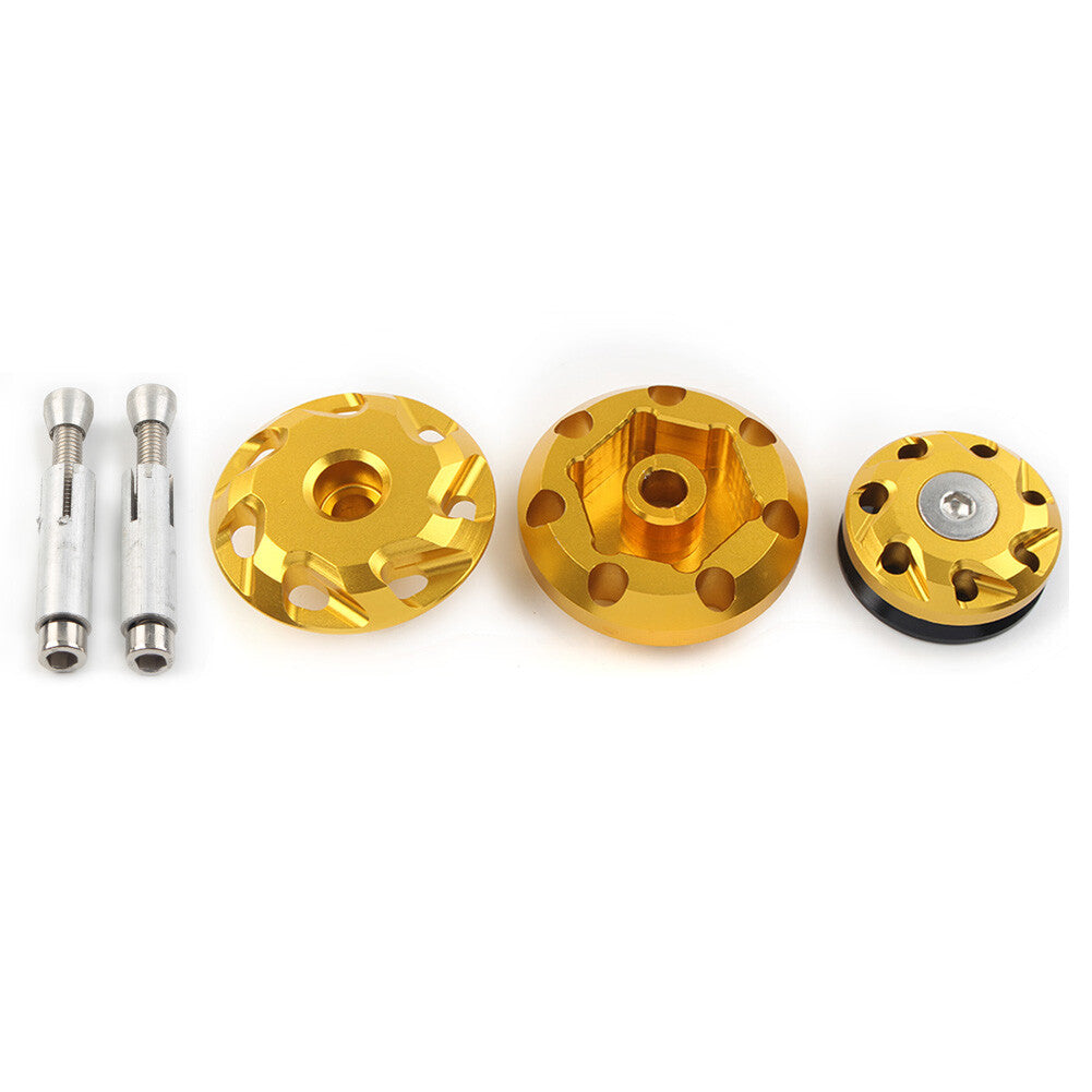 for Kawasaki NINJA1000 Z1000 2011-2016 Frame Hole Covers Fairing Bolts Caps Gold