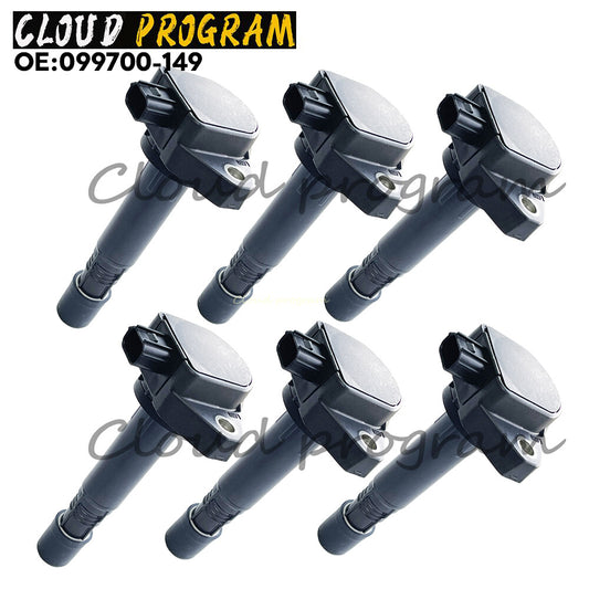 6 Ignition Coils for Acura MDX, for RDX , ZDX, for Honda Pilot Ridgeline V6 3.5L, 3.7L (09-15-)