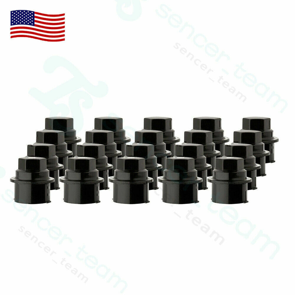 20x Wheel Nut Cover Replaces GM ,9593028 fits for Buick for Chevy for GMC for Pontiac Black