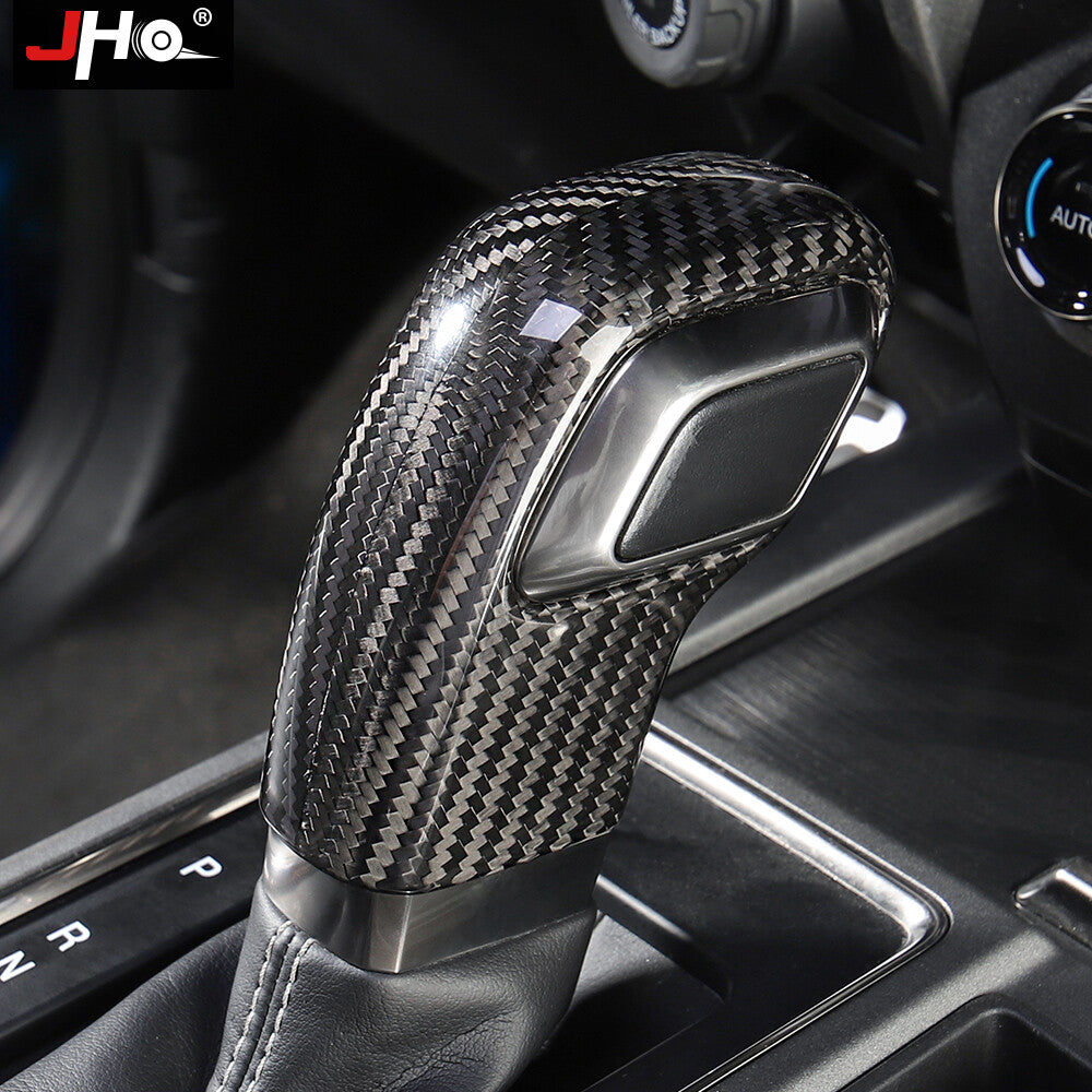 Manual Gear Shift Knob Cover REAL HARD Carbon Fiber for Ford F150
