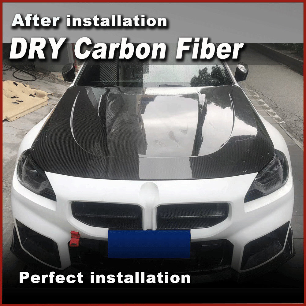 for BMW 2 Series G87 M2 2022-2024 DRY Carbon Front Bonnet Hood Engine Cover Lid