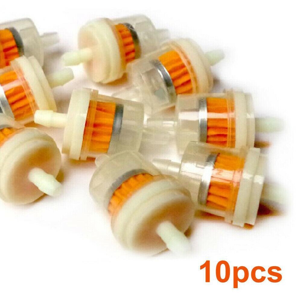 10x Inline Filter 6MM-7MM 1/4 Lawn Mower Motorcycle Parts