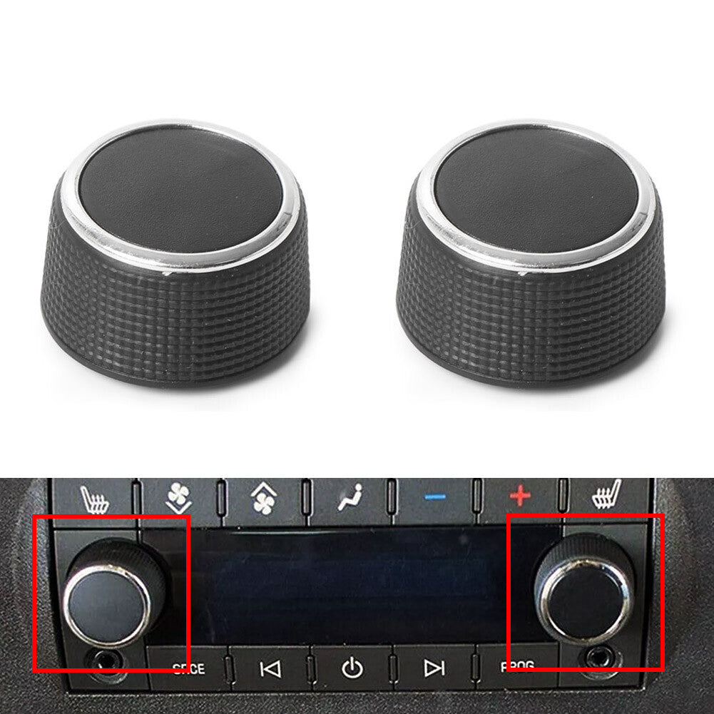 Rear Radio Audio Volume Control Knob Replacement Fit for Chevrolet for GMC 2007-2013