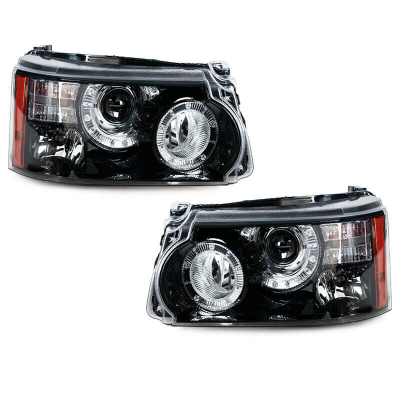 Pair For 2010-2013 for Land Rover for Range Rover Sport L320 Front Headlight Assembly