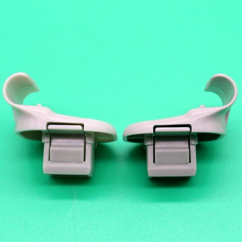 2Pcs Gray Sun Visor Retainer Clip Holder LC6269261B75 for Mazda 2 3 5 CX-7 CX-9