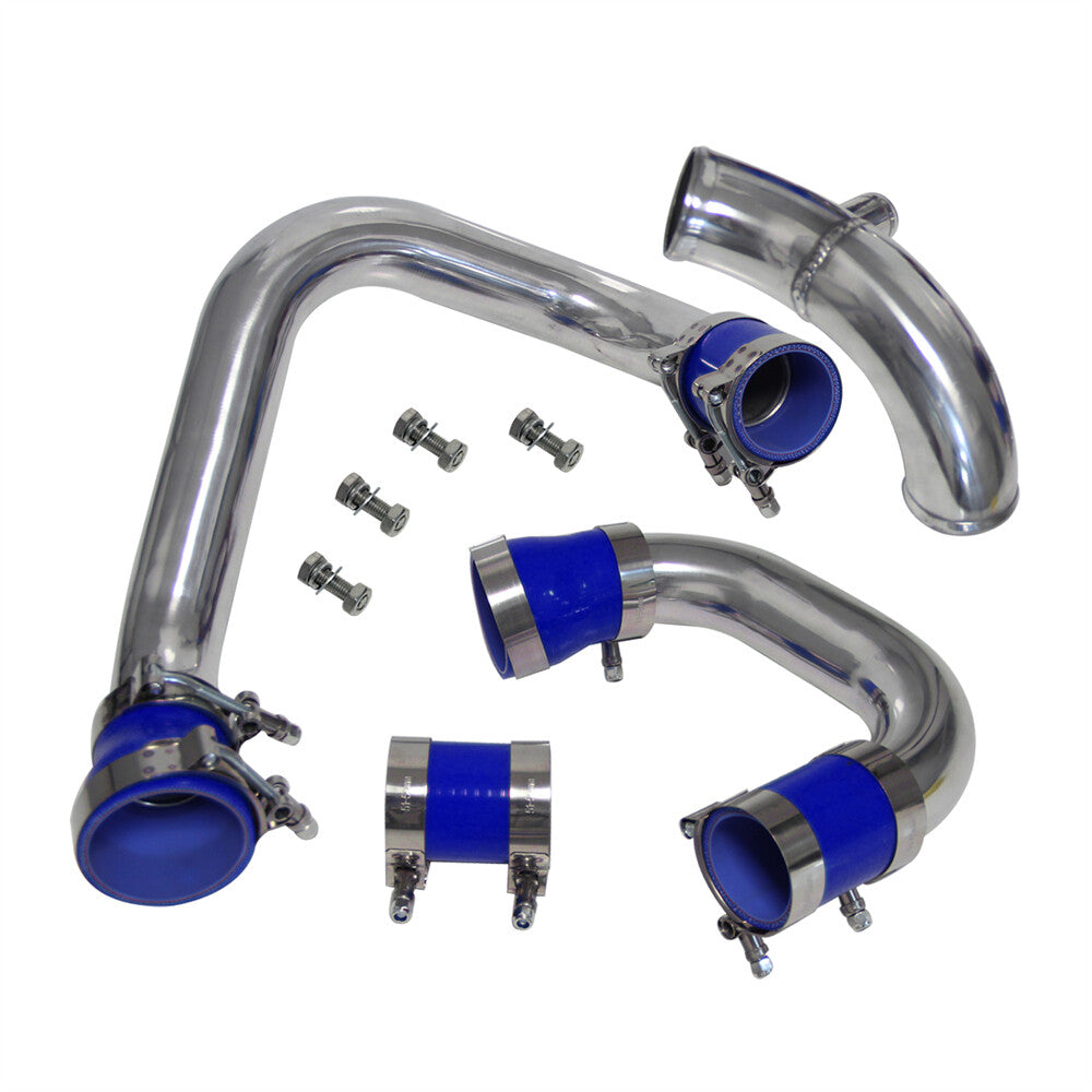 Upgrade Bolt On Front Mount Intercooler Pipe Kit for Audi A4 1.8T B5 98-01 Blue