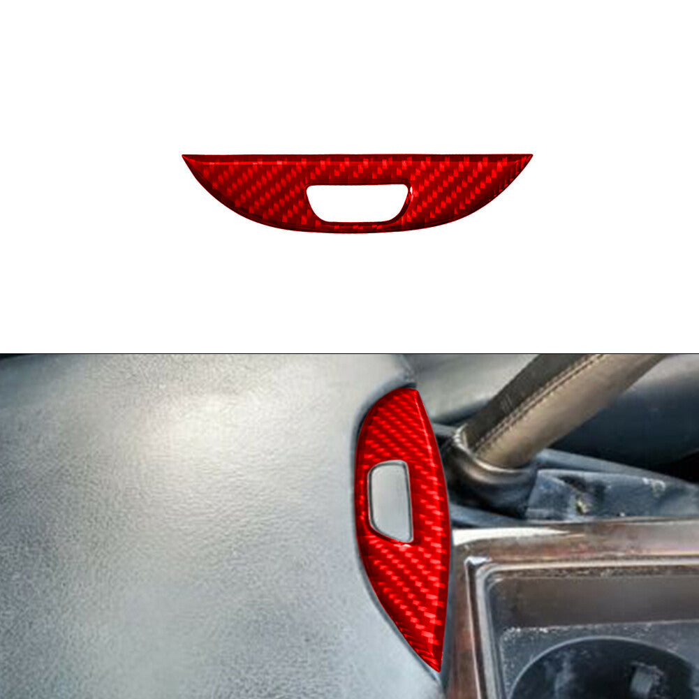 Red Carbon Fiber Switch for Center Armrest Trim for BMW X5 2000-2006