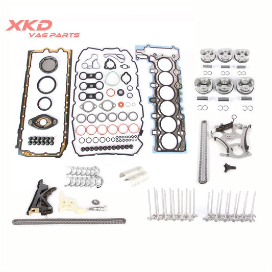 3.0L Gasket, Piston and Valve Rebuild Kit for BMW 325i, 525i, X3, Z4, N52B30