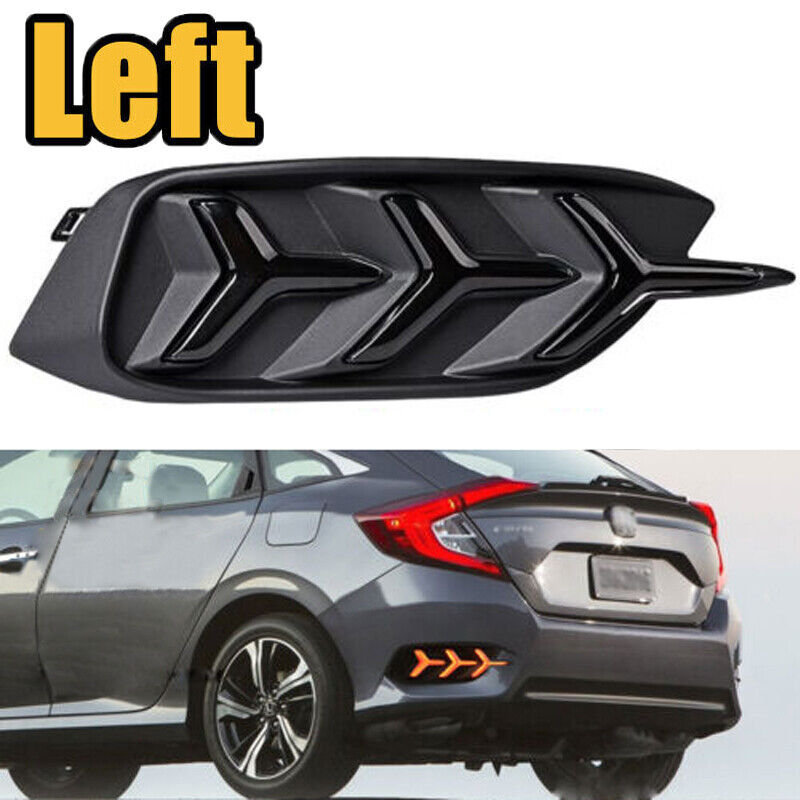 for Honda for Civic Sedan 16-21 Left Rear Bumper Reflector Turn Signal Brake Lights
