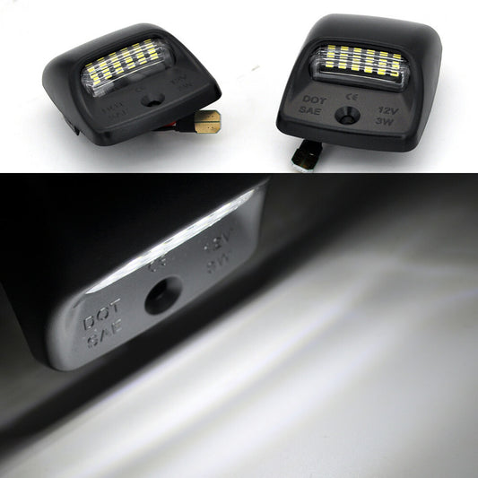 -Replace 18-SMD White LED License Plate Light For 2011-2016 for Toyota Tacoma