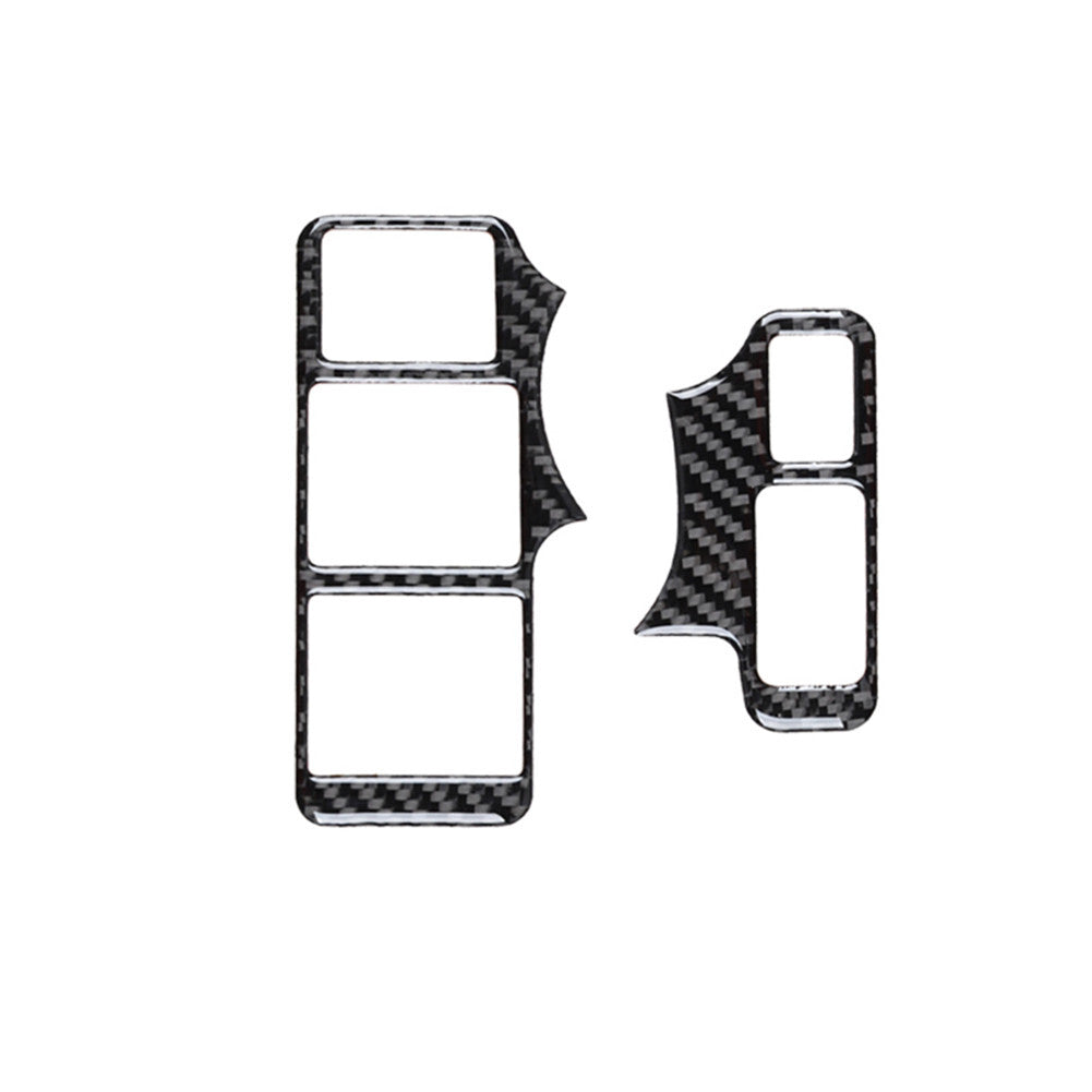 Front Door Control Panel Cover Sticker Carbon Fiber Trim for ACURA TL 2009-2014