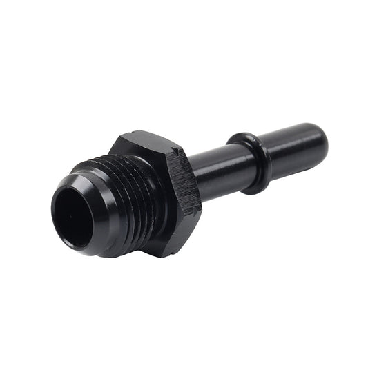 8AN Male to 3/8 Male SAE Quick-Disconnect Push-On EFI Fuel Rail Fitting