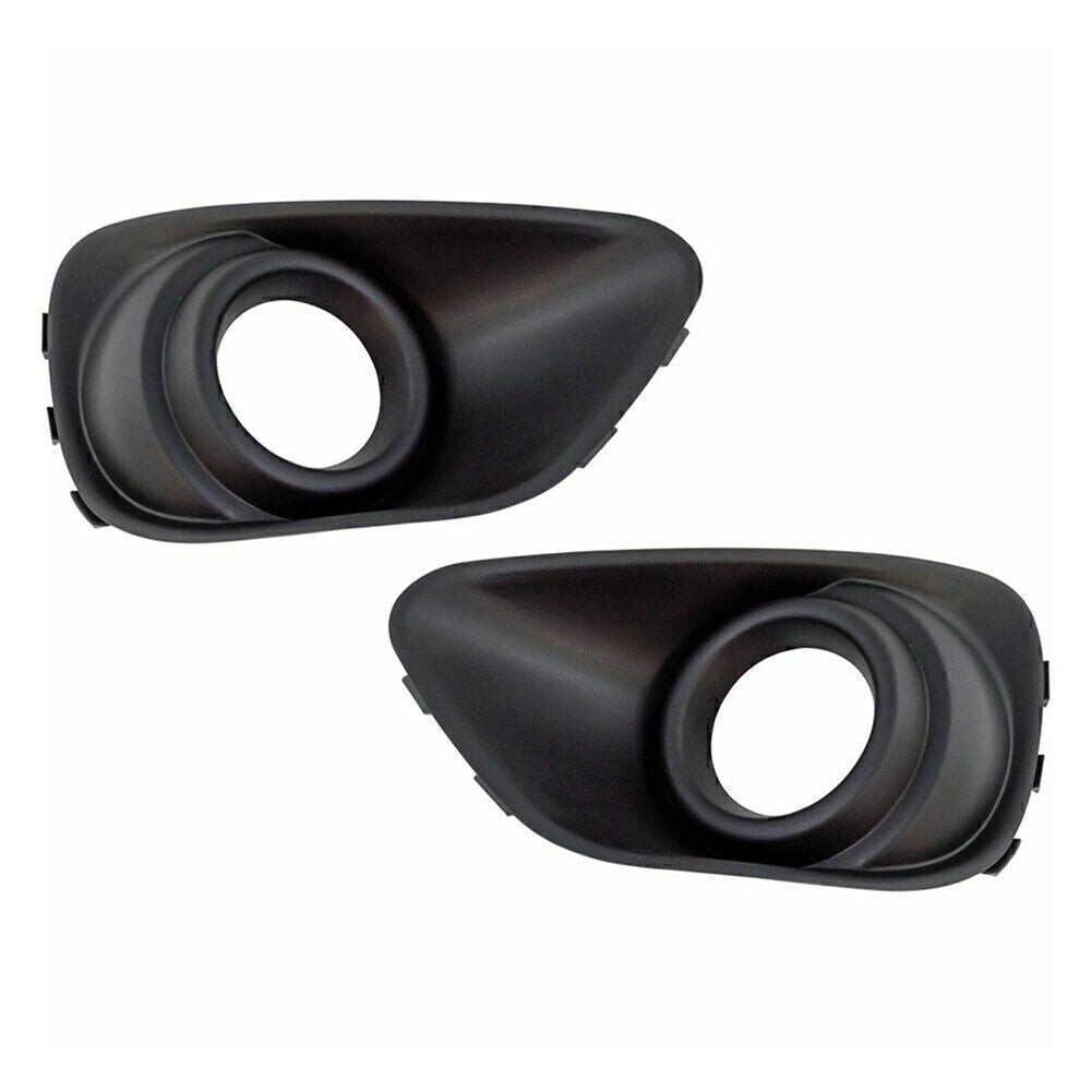 for Jeep Compass 2011-2017 Pair Front Bumpe Fog Light Lamp Bezels Cover