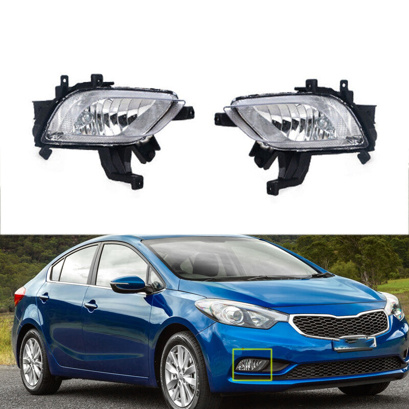 New Front Fog Lamp DRL Head Light 1 Pair For 2013-2015 for kia k3 CERATO