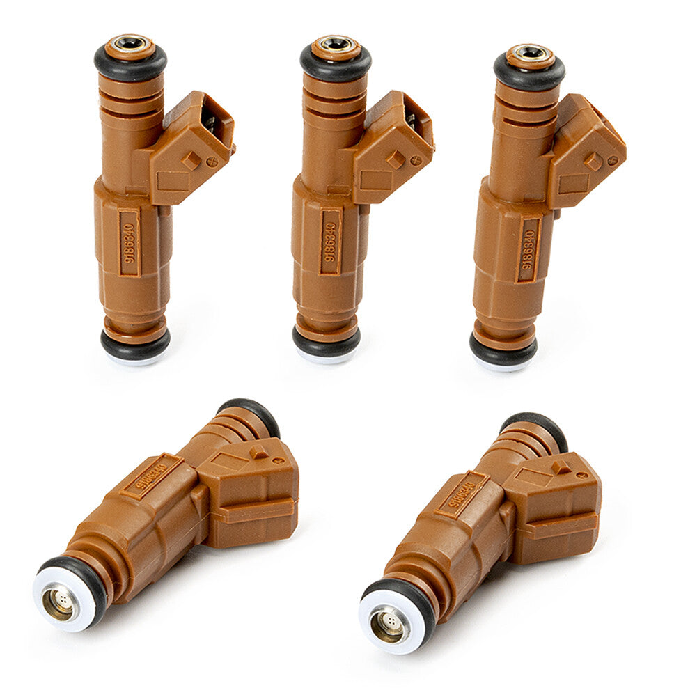 Set of 5 Fuel Injectors 0280155831 for Volvo S60 S80 C70 V70 Xc70 Xc90