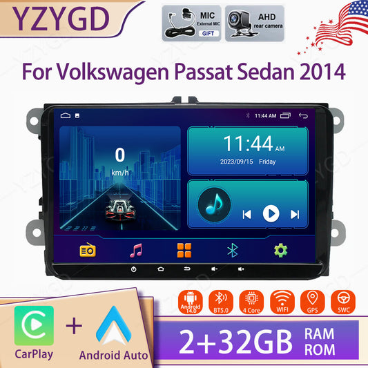 Android Carplay for Volkswagen for Passat Sedan 2014 Stereo Car Radio GPS Screen BT