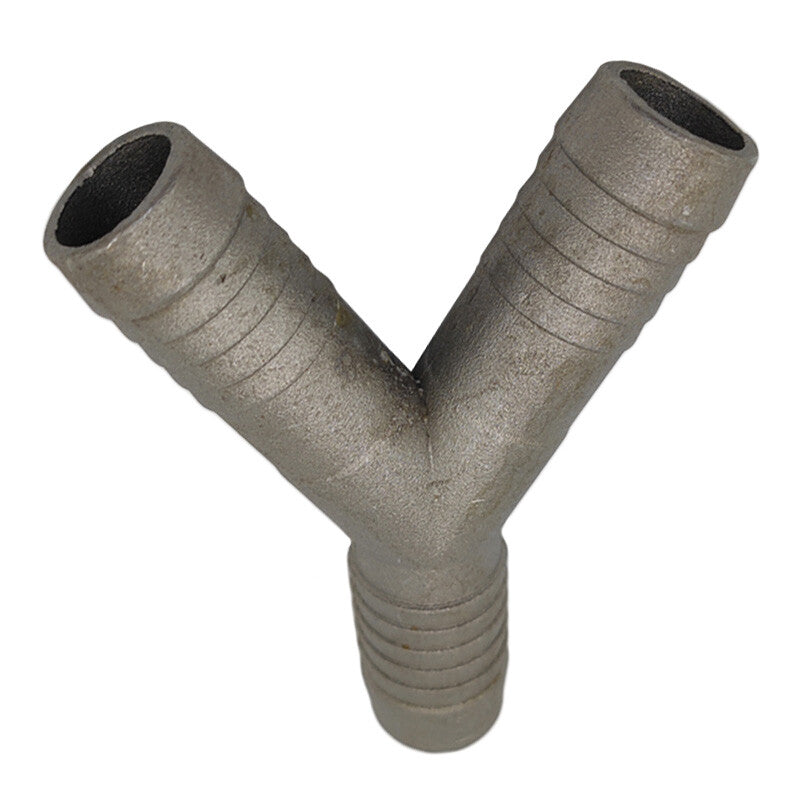 1x 3/4 inch 19mm Y 3-Way Heater Hose Connector Pipe Coolant Fitting Adapter