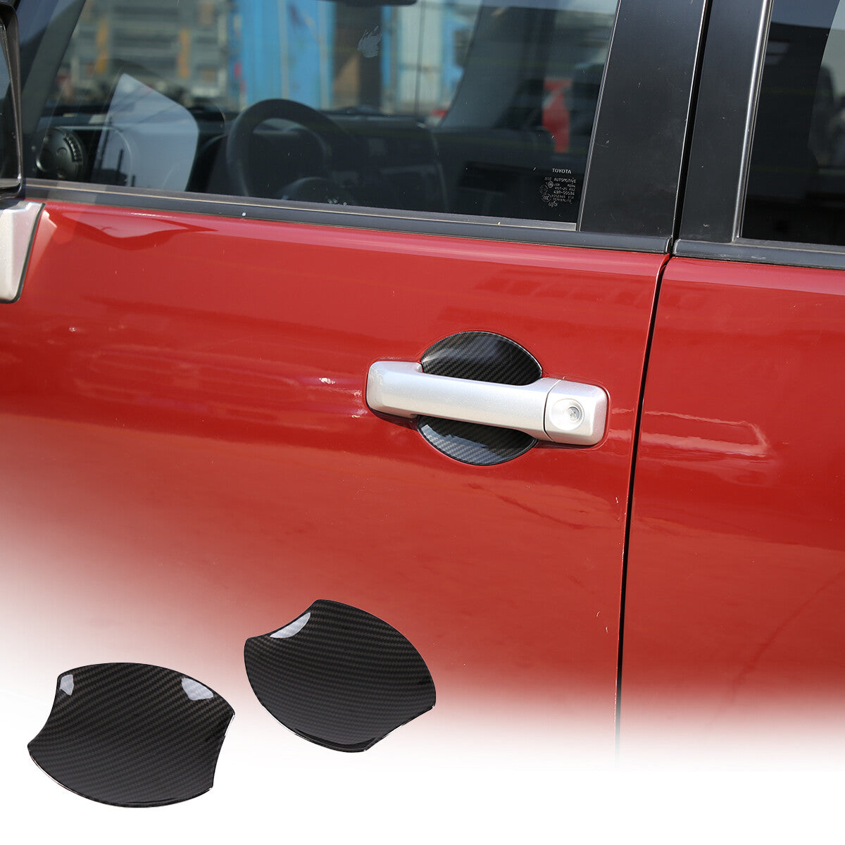 ABS Sport Red Steering Wheel Frame Trim Cover for Ford Ranger 2015 - 2021