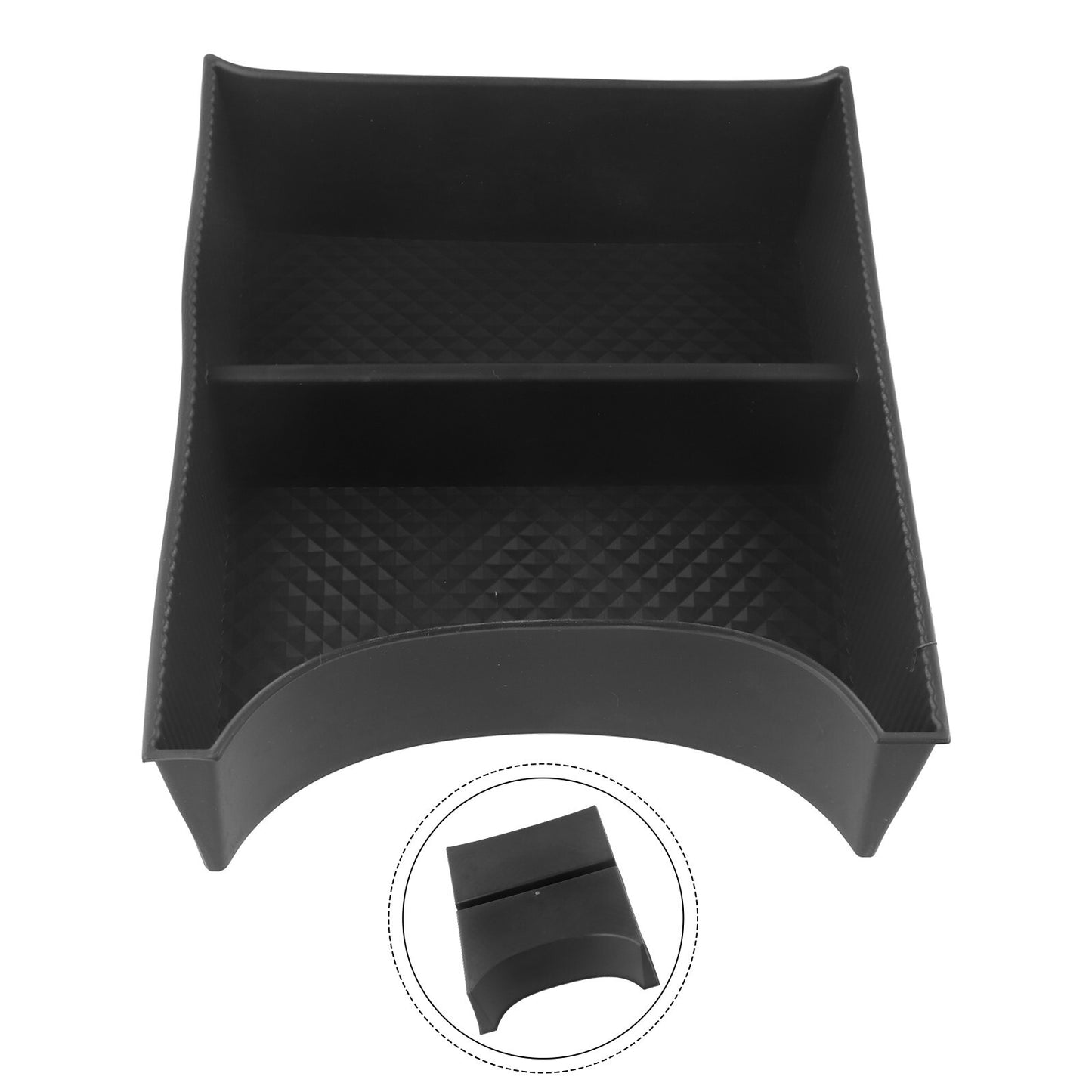 ABS Black Center Console Storage Box Organizer Tray for Hyundai IONIQ 5 2021+